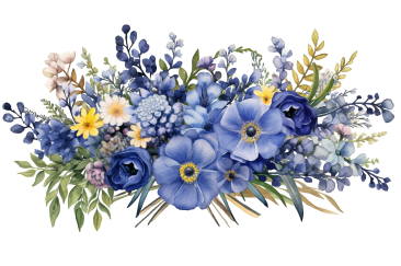 Image of blue flowers